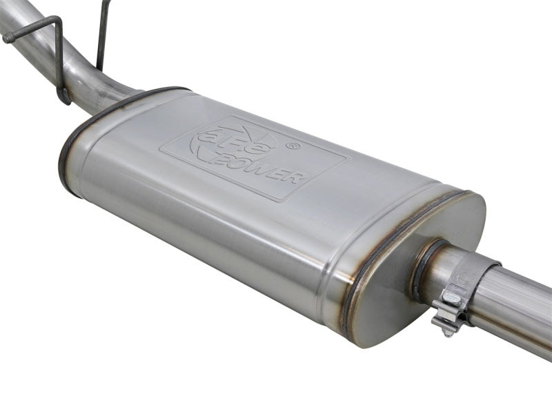 aFe Mach Force-XP Exhaust 3in CB SS 15-17 GM Colorado/Canyon 2.5L/3.6L Side Exit w/ Polished Tip Catback aFe