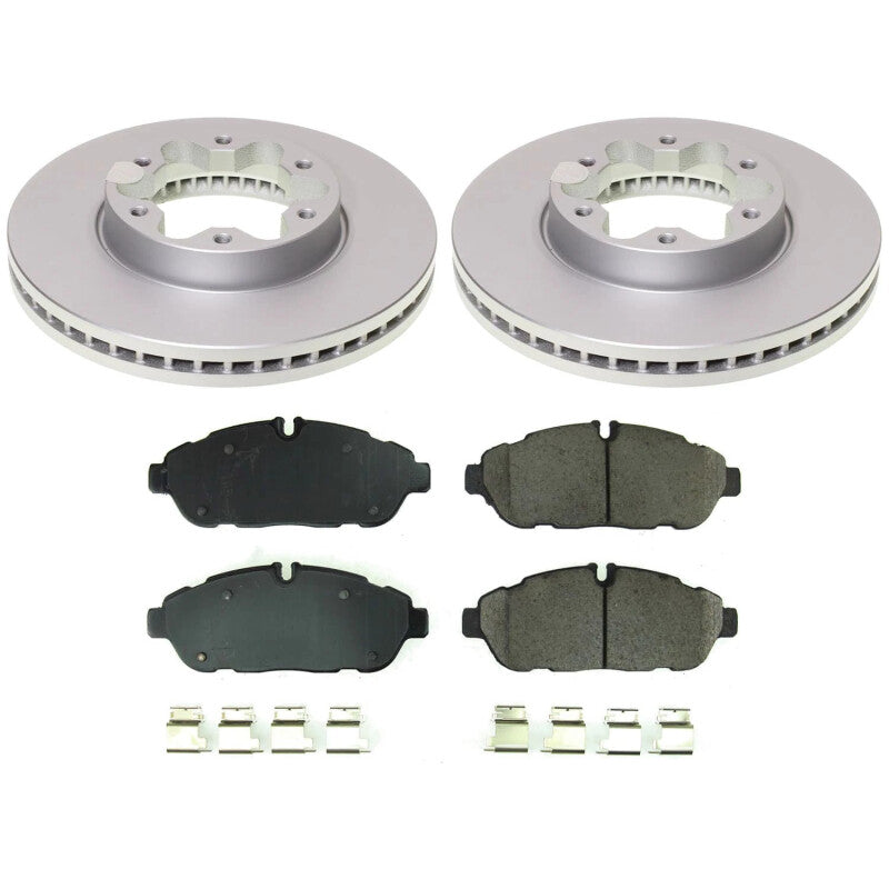 Power Stop 20-23 Ford Transit-150 Front Z17 Coated Brake Kit Brake Kits - Performance Blank PowerStop