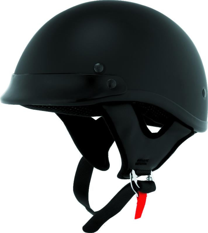 Skid Lids Traditional Helmet Flat Black - Medium Helmets and Accessories Bikers Choice
