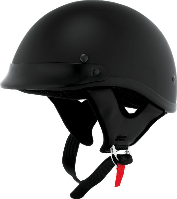 Skid Lids Traditional Helmet Flat Black - XS Helmets and Accessories Bikers Choice