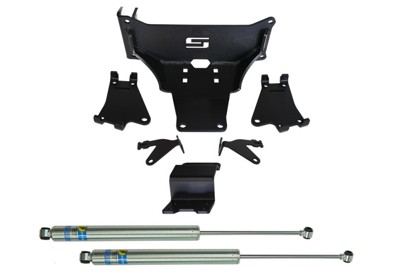 Superlift 05-23 F-250/350 4WD Dual Steering Stabilizer Kit w/ Bilstein Shocks - No Lift Required Steering Stabilizer Superlift