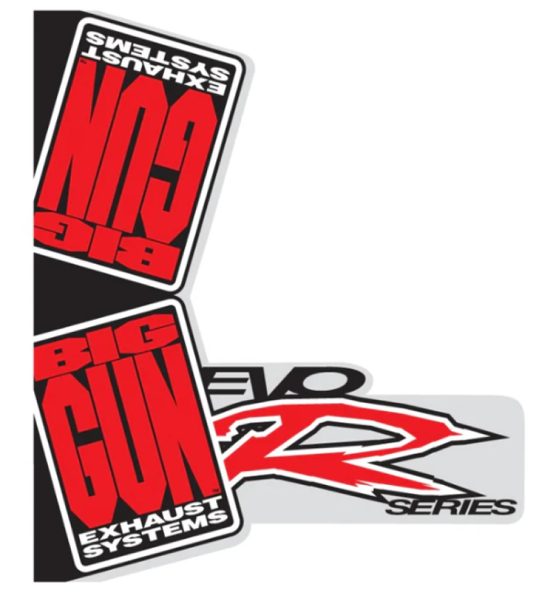 Big Gun EVO R Muffler Wrap Decal Stickers/Decals/Banners Big Gun