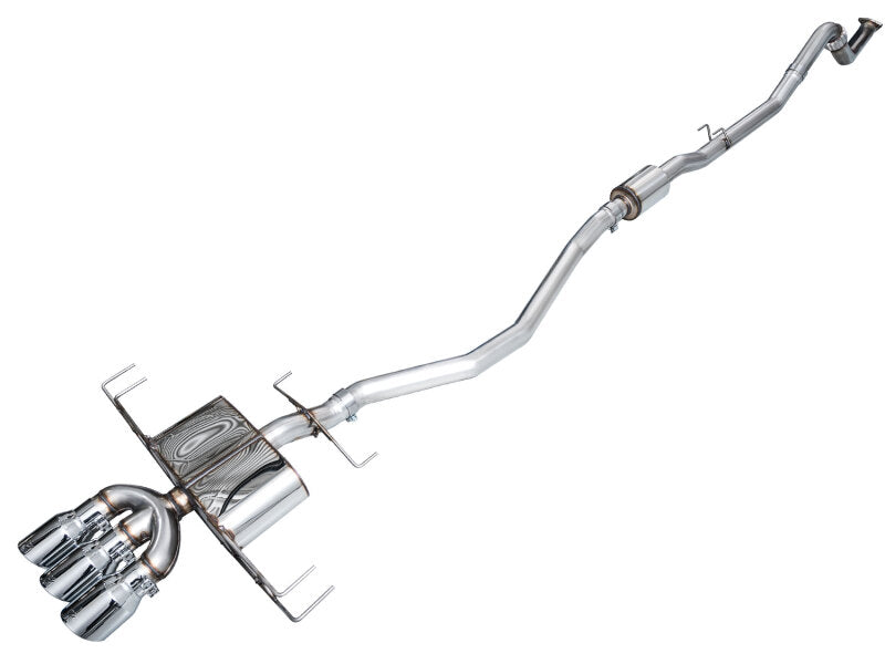 AWE Tuning 2024 Acura Integra Type S DE5 FWD Touring Edition Exhaust w/ Triple Chrome Silver Tips Catback AWE Tuning
