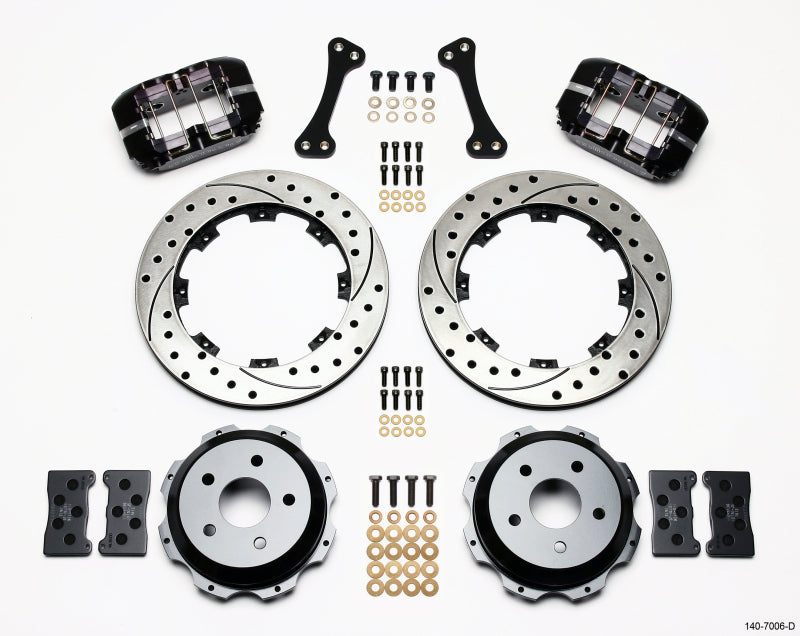 Wilwood Dynapro Rear Kit 12.19in Drilled Subaru Impreza WRX Big Brake Kits Wilwood
