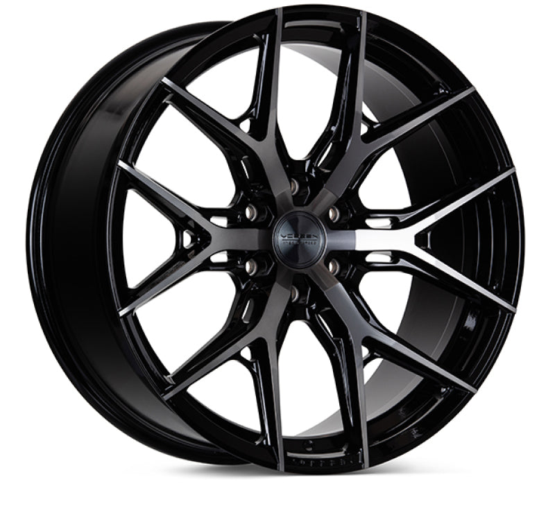 Vossen HF6-4 22x12 / 6x139.7 / ET-44 / Ultra Deep Face / 106.1 - Tinted Gloss Black Wheel Wheels - Forged Vossen