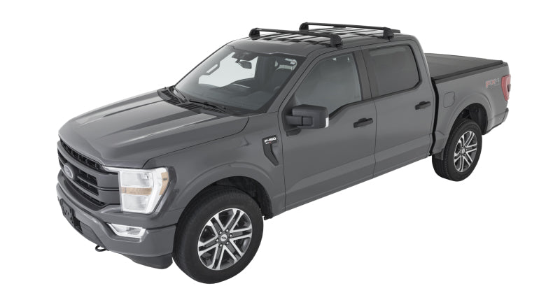 Rhino-Rack 04-08 Ford F150 Supercrew Vortex ROC25 Flush 2 Bar Roof Rack - Black Roof Rack Rhino-Rack