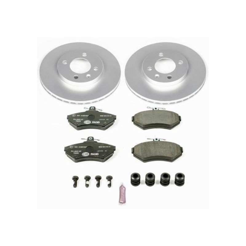 Power Stop 95-02 Volkswagen Cabrio Front Euro-Stop Brake Kit Brake Kits - OE PowerStop