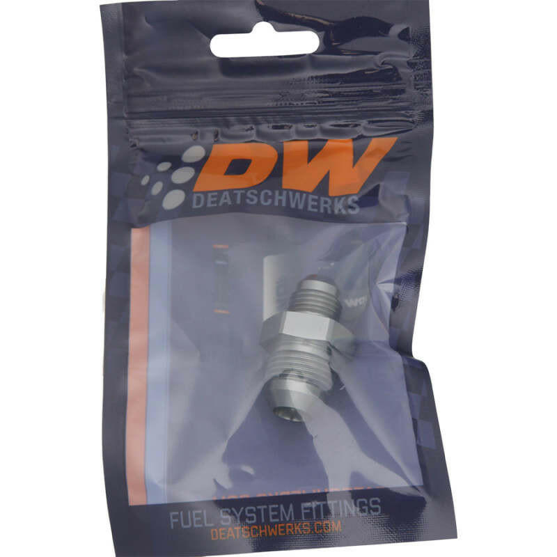 DeatschWerks 8AN Male Flare to 6AN Male Flare Reducer Straight Coupler Fittings DeatschWerks