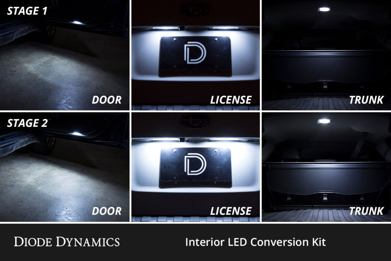 Diode Dynamics 14-18 Subaru ester Interior LED Kit Cool White Stage 2 Dash & Interior Trim Diode Dynamics