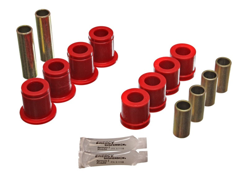Energy Suspension 87-95 Nissan Pathfinder 2WD/4WD Red Front Control Arm Bushing Set Bushing Kits Energy Suspension