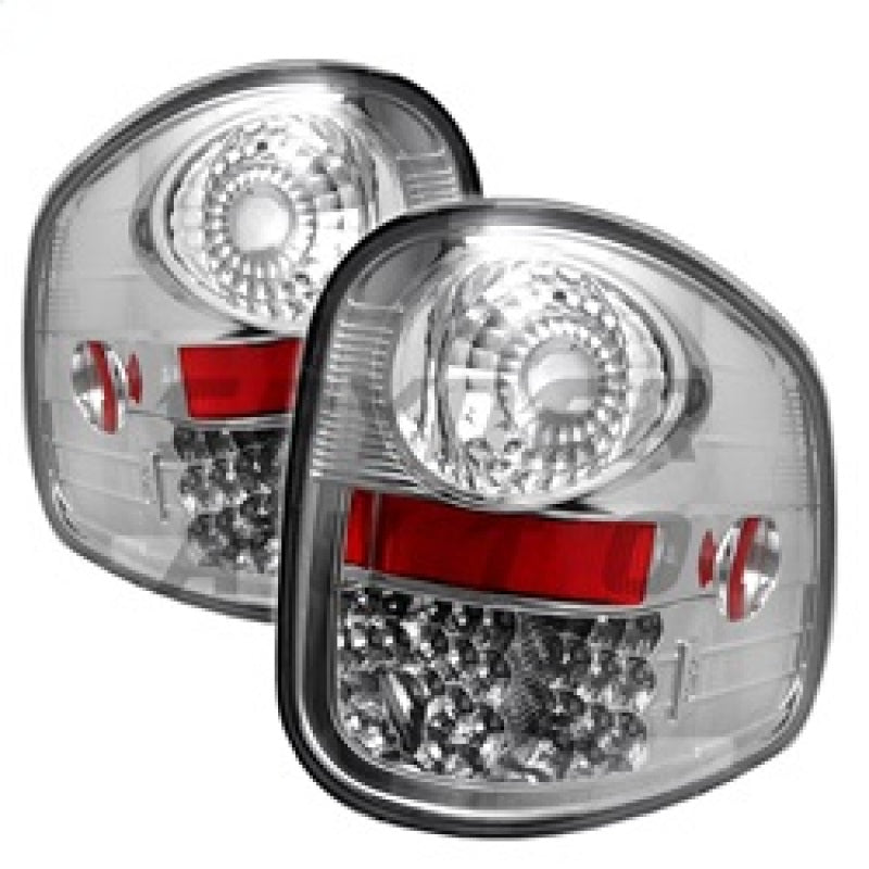 Spyder Ford F150 Flareside 97-03 LED Tail Lights Chrome ALT-YD-FF15097FS-LED-C Tail Lights SPYDER