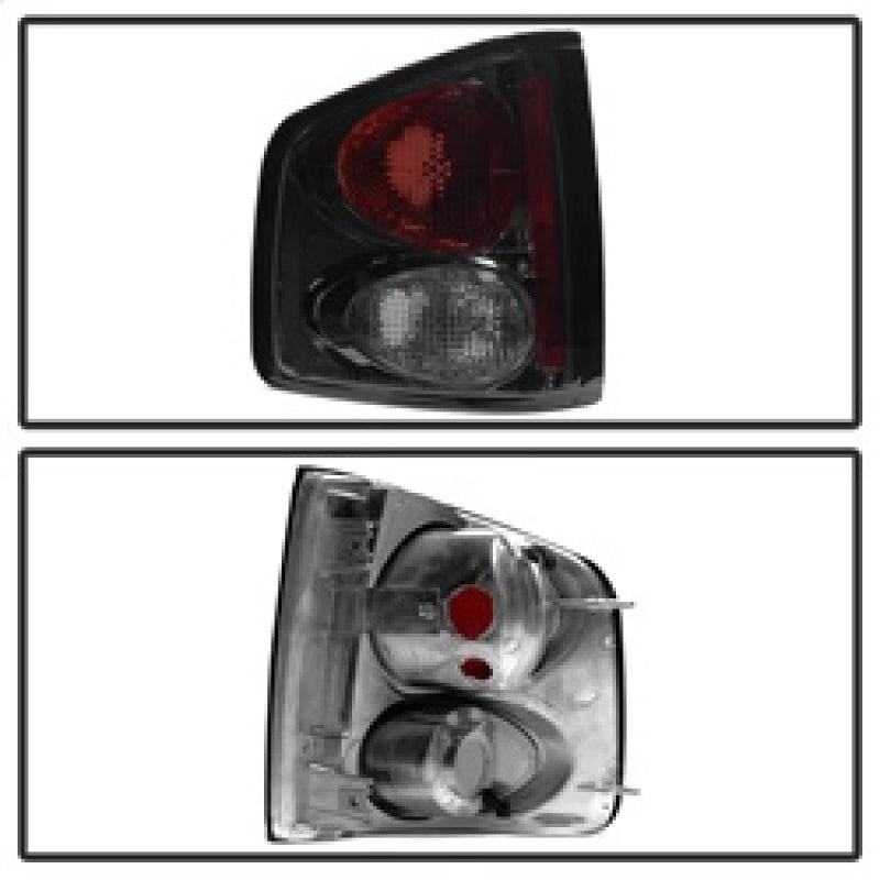 Spyder Chevy S10 94-04/GMC Sonoma 94-04/Isuzu Hombre 96-00 Euro Tail Lights Smke ALT-YD-CS1094-SM Tail Lights SPYDER
