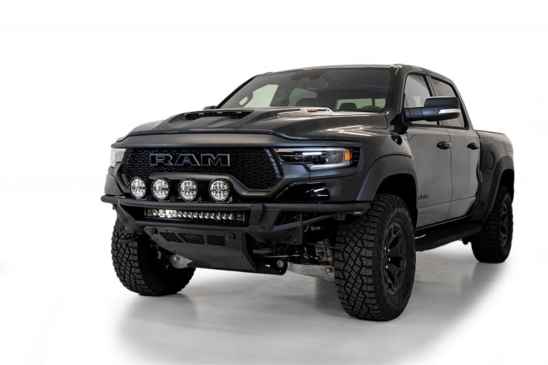 Addictive Desert Designs 2021 Dodge RAM 1500 TRX PRO Bolt-On Front Bumper w/ Sensors Bumpers - Steel Addictive Desert Designs