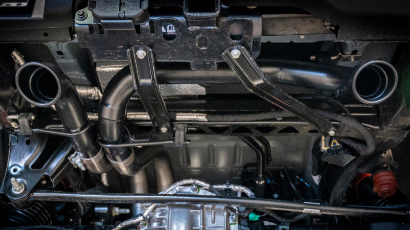 Borla 22-24 Ford Bronco Raptor V6 Turbo AT 2WD / 4WD ATAK Catback Exhaust w/ 4in Black Coated Tips Catback Borla