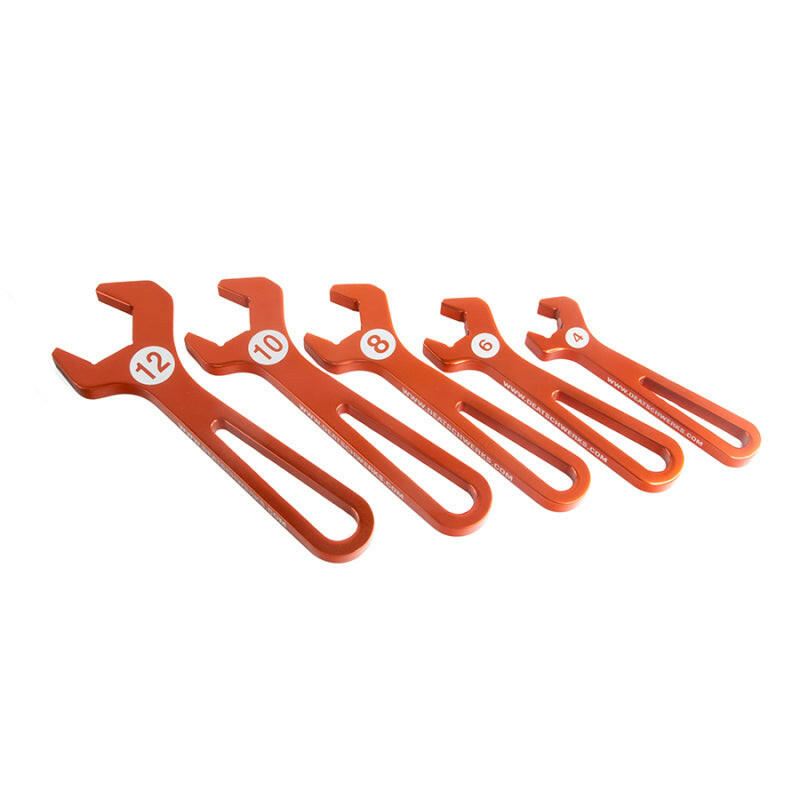 DeatschWerks T6061 AN Hose End Wrench Set (Sizes 4, 6, 8, 10,12) Tools DeatschWerks
