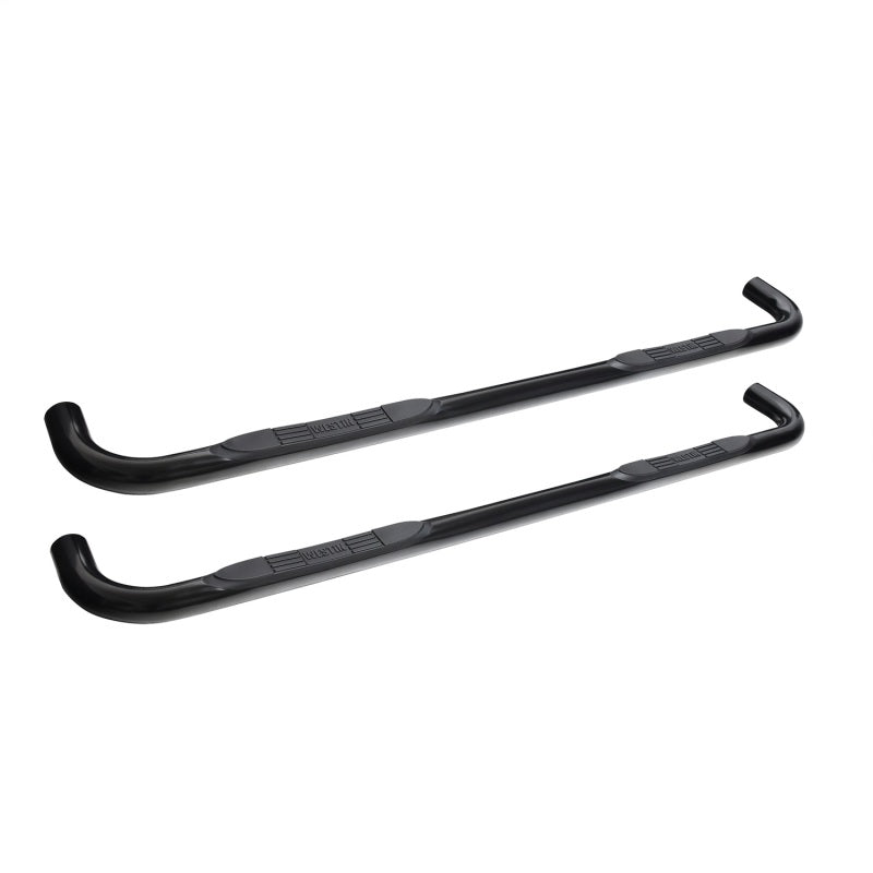 Westin 2019 Chevrolet Silverado/Sierra 1500 Crew Cab E-Series 3 Nerf Step Bars - Black Nerf Bars Westin