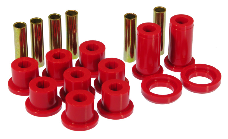 Prothane 82-00 GM S-Series 2/4wd Rear Spring & Shackle Bushings - Red Bushing Kits Prothane