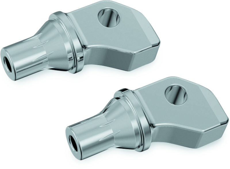 Kuryakyn Tapered Peg Adapters Scout & Octane Chrome Footpegs Kuryakyn