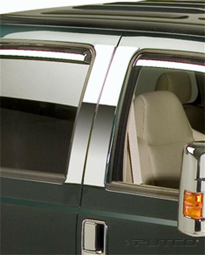 Putco 08-16 Ford SuperDuty - Crew Cab - 4pcs Stainless Steel Pillar Posts Classic Exterior Trim Putco