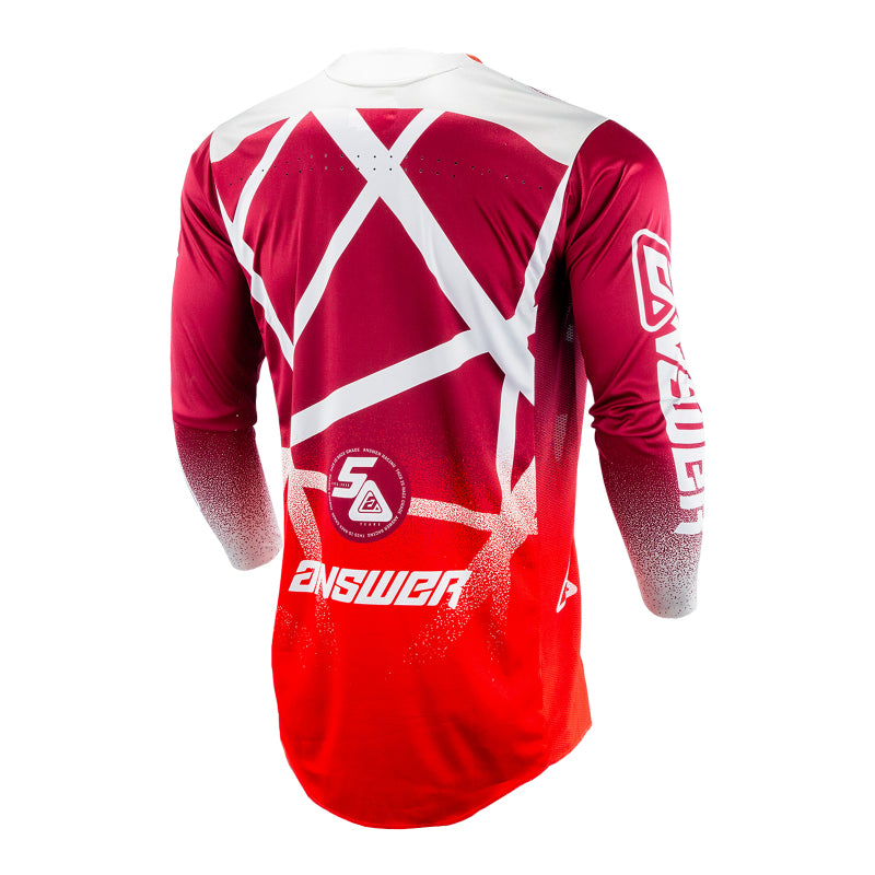 Answer 26 LE Elite Chaos Artifacts Jersey 50 Years Dark Red/Red/White - 2XL Jerseys Answer