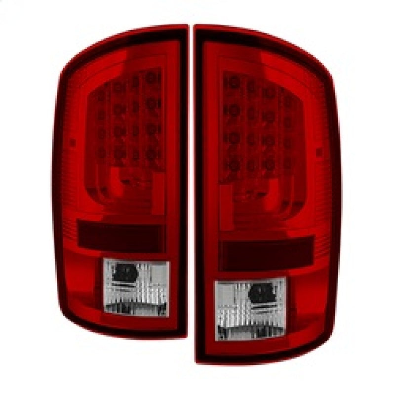 Spyder Dodge Ram 07-08 1500 Version 2 LED Tail Lights - Red Clear ALT-YD-DRAM06V2-LED-RC Tail Lights SPYDER