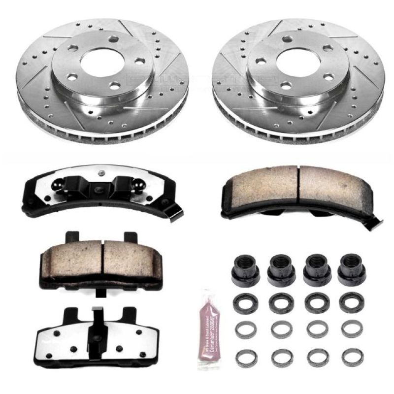 Power Stop 91-93 Cadillac Commercial Chassis Front Z36 Truck & Tow Brake Kit Brake Kits - Performance D&S PowerStop