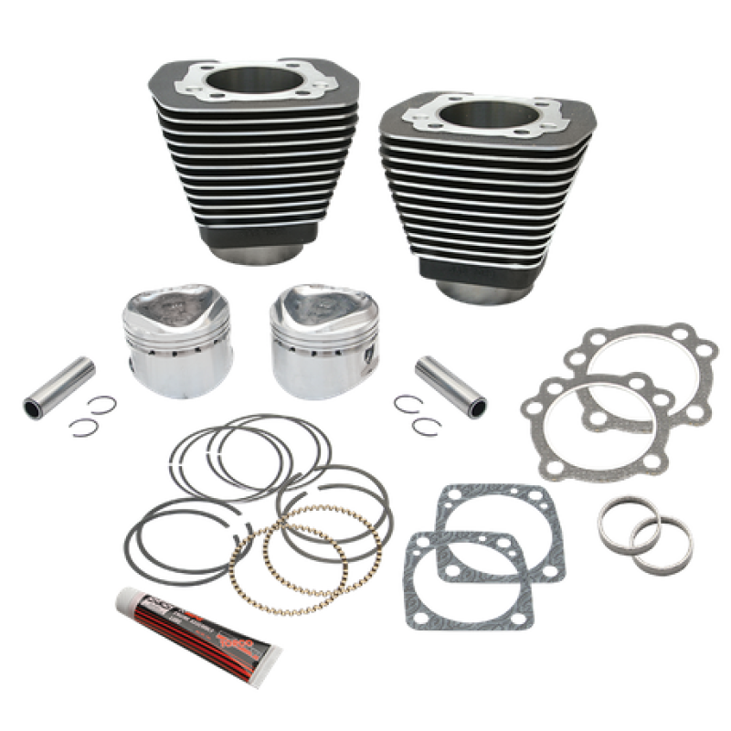 S&S Cycle 84-99 BT w/ Super Stock Heads 89in 3-1/2in Bore Cylinder and Piston Kit Piston Sets - Powersports S&S Cycle