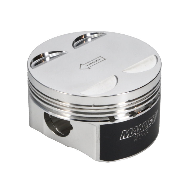 Manley Nissan GTR VR38DETT 99mm Bore 88.4mm Stroke -2cc Dish Turbo Tuff Piston Set w/ Rings Piston Sets - Forged - 6cyl Manley Performance