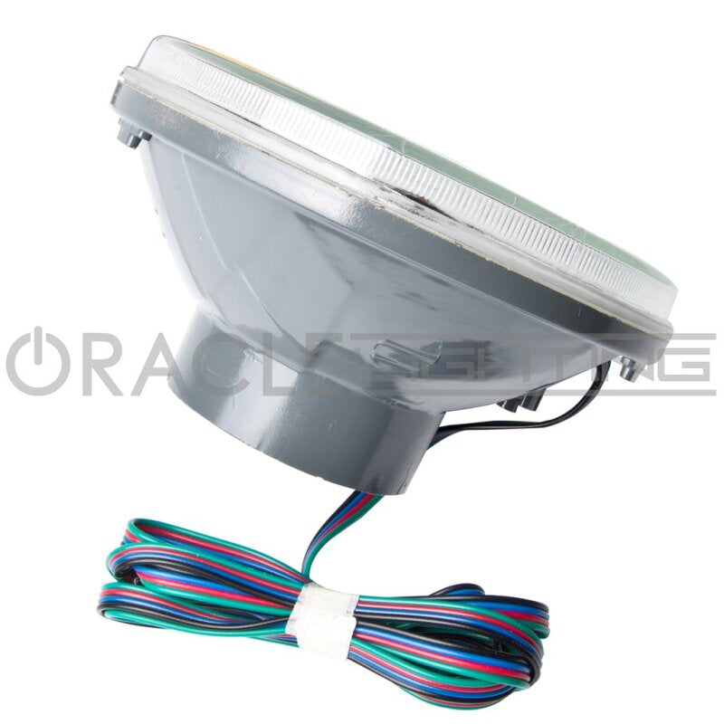 Oracle Pre-Installed Lights 5.75 IN. Sealed Beam - ColorSHIFT Halo Headlights ORACLE Lighting