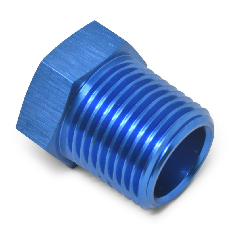 Russell Performance 1/2in Male to 1/4in Female Pipe Bushing Reducer (Blue) Fittings Russell