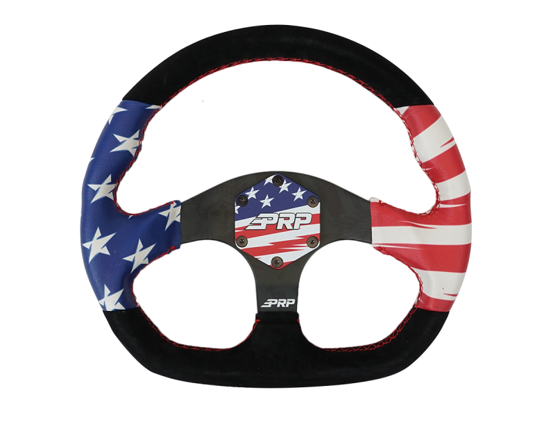 PRP Steering Wheel Center Cap - New Glory Stars and Stripes Steering Wheel Hubs PRP Seats