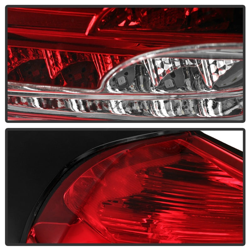 Spyder 15-17 Ford Focus Hatch LED Tail Lights w/Indicator/Reverse - Red Clr (ALT-YD-FF155D-LED-RC) Tail Lights SPYDER