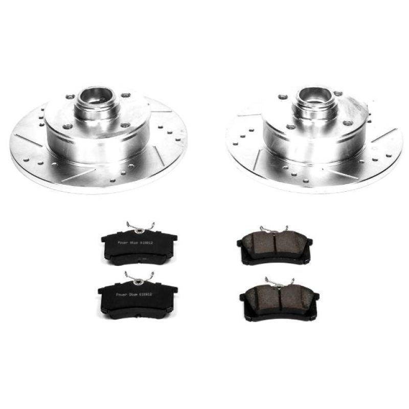 Power Stop 99-02 Volkswagen Cabrio Rear Z23 Evolution Sport Brake Kit Brake Kits - Performance D&S PowerStop