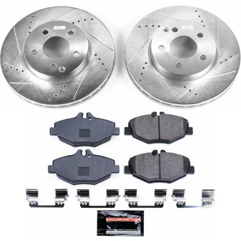 Power Stop 03-05 Mercedes-Benz E320 Front Z23 Evolution Sport Brake Kit Brake Kits - Performance D&S PowerStop