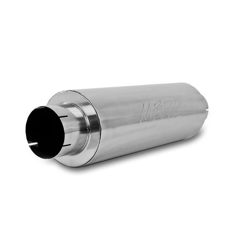 MBRP Universal Quiet Tone Muffler 5in Inlet /Outlet 8in Dia Body 31in Overall Muffler MBRP