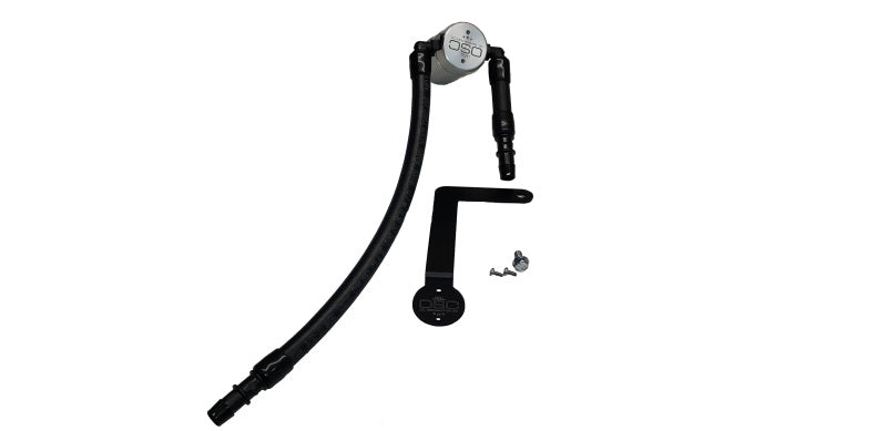 J&L 03-04 Mercury Marauder Passenger Side Oil Separator 3.0 - Clear Anodized Oil Separators J&L