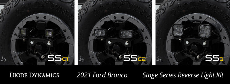 Diode Dynamics 21-22 Ford Bronco C1 Pro Stage Series Reverse Light Kit Light Accessories and Wiring Diode Dynamics
