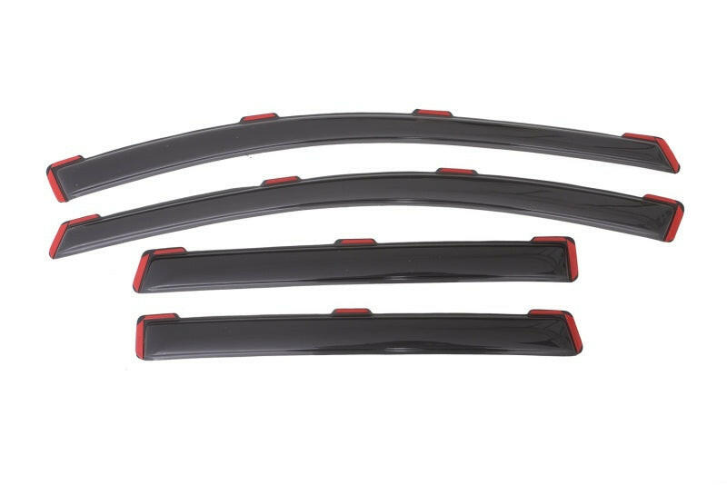AVS 13-18 Ford Escape Ventvisor In-Channel Front & Rear Window Deflectors 4pc - Smoke Wind Deflectors AVS
