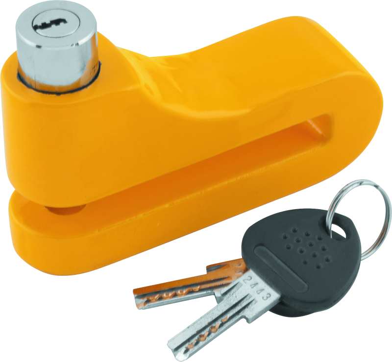 Bully Lock Disc Lock 10mm - Yellow Security Locks BikeMaster