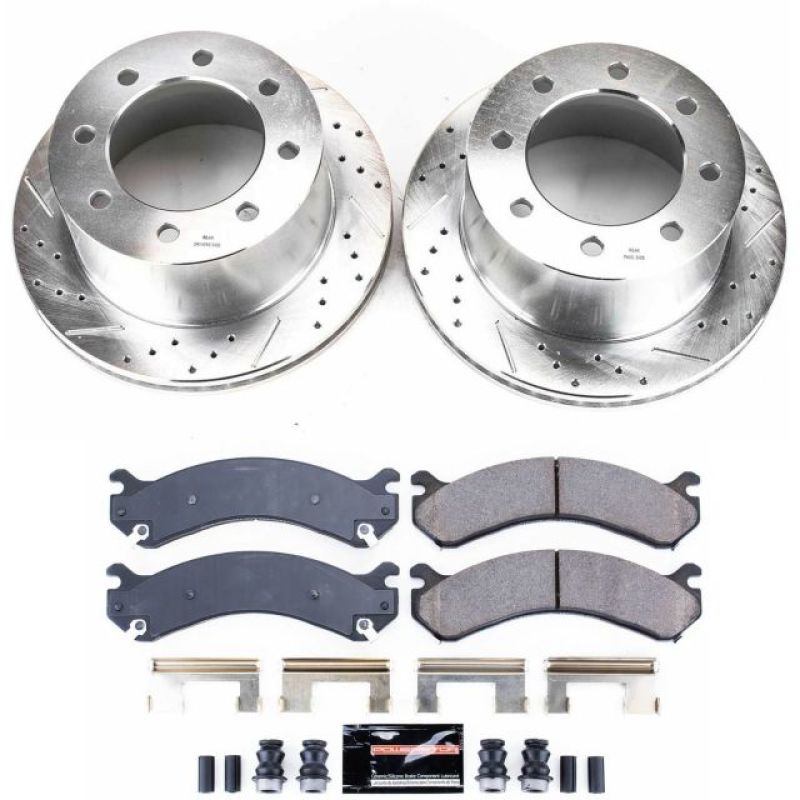 Power Stop 01-06 Chevrolet Silverado 3500 Rear Z23 Evolution Sport Brake Kit Brake Kits - Performance D&S PowerStop