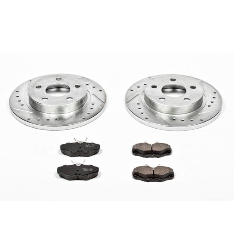 Power Stop 93-05 Ford Taurus Rear Z23 Evolution Sport Brake Kit Brake Kits - Performance D&S PowerStop