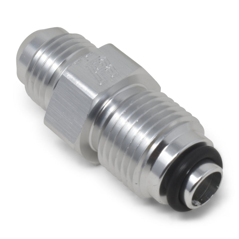 Russell Performance -6 AN (male to 11/16in-18 O-ring seal) Power Steering Adapter. Clear anodized Fittings Russell