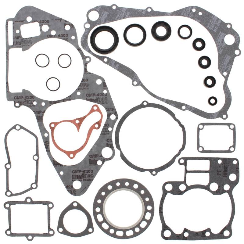 Vertex Gaskets 87-88 Suzuki RM250 Complete Gasket Kit w/ Oil Seals Engine Hardware Vertex Pistons