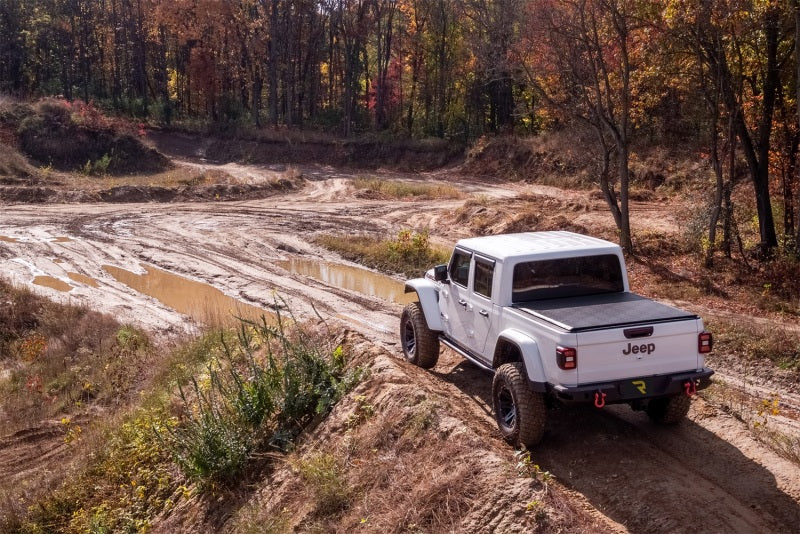 N-Fab Trail Slider Steps 2020 Jeep Wrangler Gladiator JT 4 Door All Beds - SRW - Textured Black Body Armor & Rock Rails N-Fab