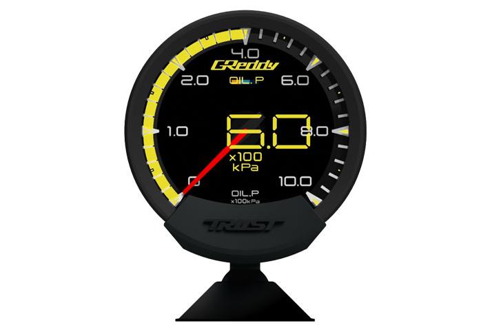 GReddy Sirius Unify Oil Pressure Gauge Set (Sirius Meter w/Oil Press Sensor Set & Vision Disp) Gauges GReddy