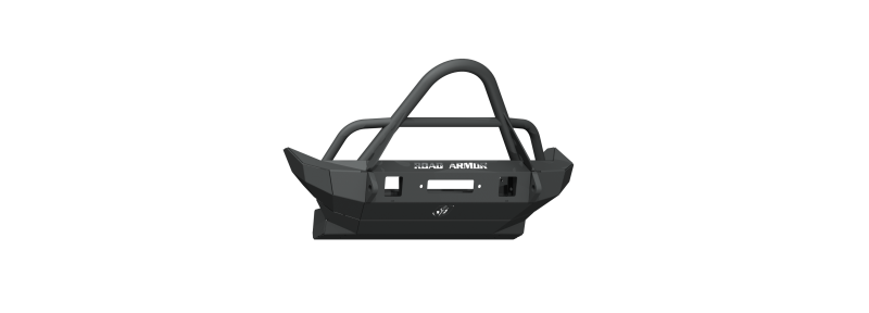 Road Armor 18-20 Jeep Wrangler JL Stealth Front Winch Bumper w/Stinger Mid Width - Tex Blk Bumpers - Steel Road Armor