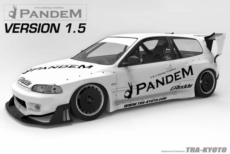 GReddy Pandem 92-98 Honda Civic Hatchback (EG) Rocket Bunny Full Wide-Body Aero Kit V1.5 Body Kits GReddy