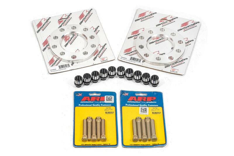 BMR 14-19 Chevrolet Corvette C7 Wheel Spacer Kit Front 0.50in Wide M12 Studs Shank Lugs - Bare Wheel Spacers & Adapters BMR Suspension
