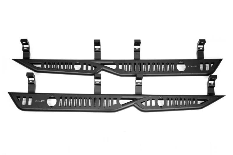 DV8 Offroad 23-24 Chevy Colorado OE Plus Side Steps - Black Steel Side Steps DV8 Offroad