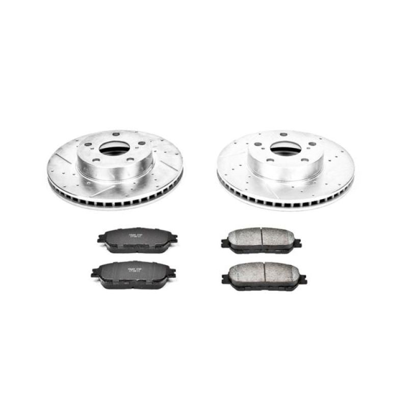 Power Stop 05-15 Toyota Tacoma Front Z23 Evolution Sport Brake Kit Brake Kits - Performance D&S PowerStop
